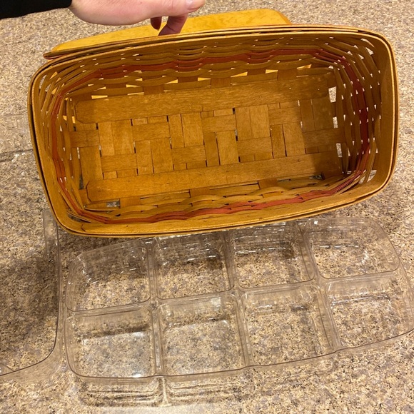 Vintage Longaberger Mother’s Day Vanity 1996 Basket, Protector Set and Lid USA - Picture 17 of 17